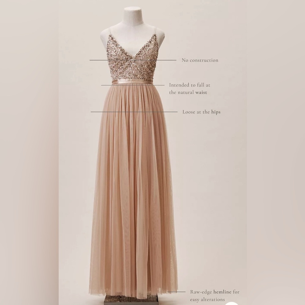 Anthropologie x BHLDN Avery Dress Size 4 - Picture 4 of 12